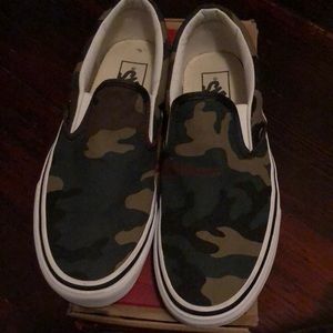 Camo Slip On Vans